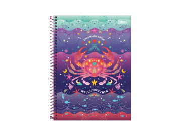 CADERNO UNIV. 80F.1M.BUBLLE...