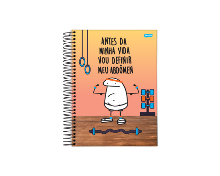 CADERNO UNIV. 80F.1M.FLORK CD.