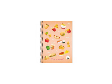 CADERNO UNIV. 80F.1M.TASTE...