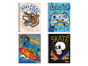 CADERNO UNIV. 80F.1M.SHOW...