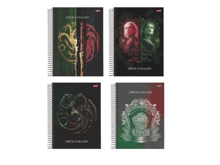 CADERNO UNIV.160F.10M.HOUSE OF THE IA.CD