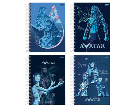 CADERNO UNIV. 80F.1M.AVATAR IA.CD.