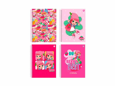 CADERNO UNIV. 80F.1M.MORANGUINHO CD.