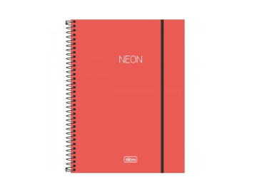 CADERNO UNIV.160F.10M.NEON...