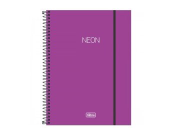 CADERNO UNIV. 80F.1M.NEON...