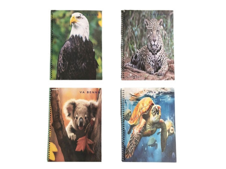 CADERNO UNIV. 80F.1M.VAN VENNE FOREST CD