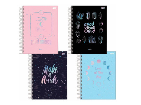 CADERNO UNIV. 80F.1M.MARBLE IA.CD.