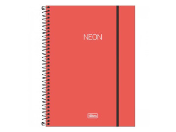 CADERNO UNIV. 80F.1M.NEON...