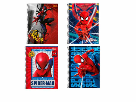 CADERNO UNIV. 80F.1M.HOMEN ARANHA SP.CD.