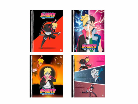 CADERNO UNIV. 80F.1M.BORUTO CD.