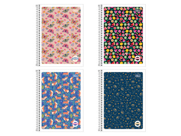 CADERNO UNIV. 80F.1M.PEPPER...