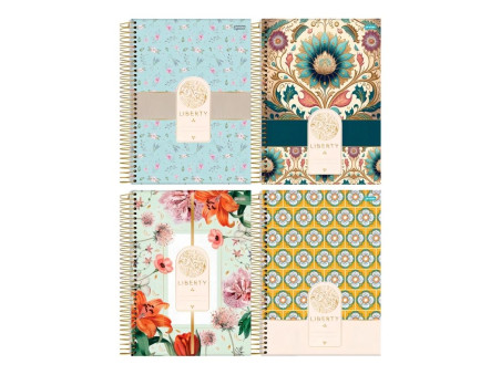 CADERNO UNIV. 80F.1M.LIBERTY 1A. CD