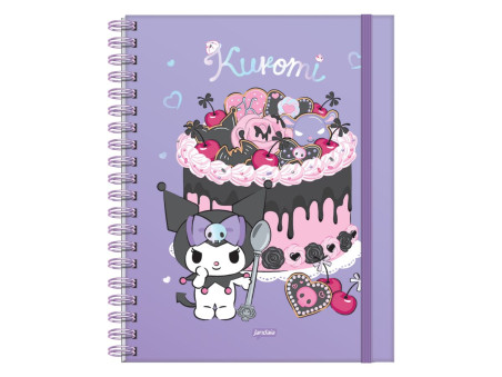 CADERNO UNIV. 80F.1M.KUROMI 80F.NEO IA.