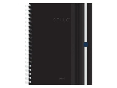 CADERNO UNIV.160F.10M.STILO-GARRA-CD