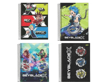 CADERNO UNIV. 80F.1M.BEYBLADE IA.CD.