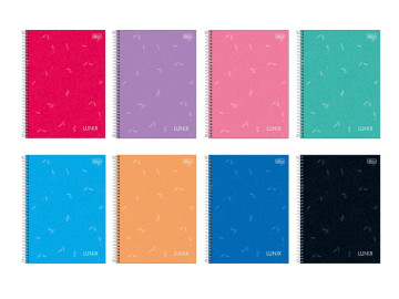 CADERNO UNIV. 80F.1M.LUNIX CD.