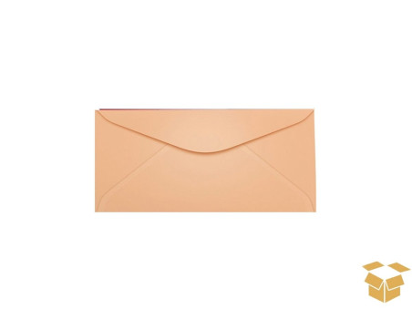 ENVELOPE 114X229 SALMAO C/100