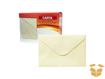ENVELOPE 114X162 CREME...