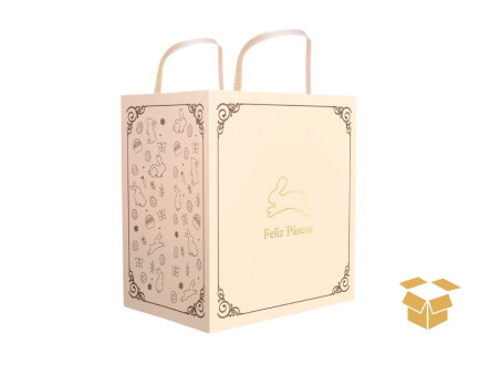 SACOLA PAPEL 18X12X25 PASCOA LUZ C/10