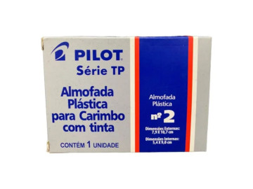 ALMOFADA CARIMBO N.2 AZUL...